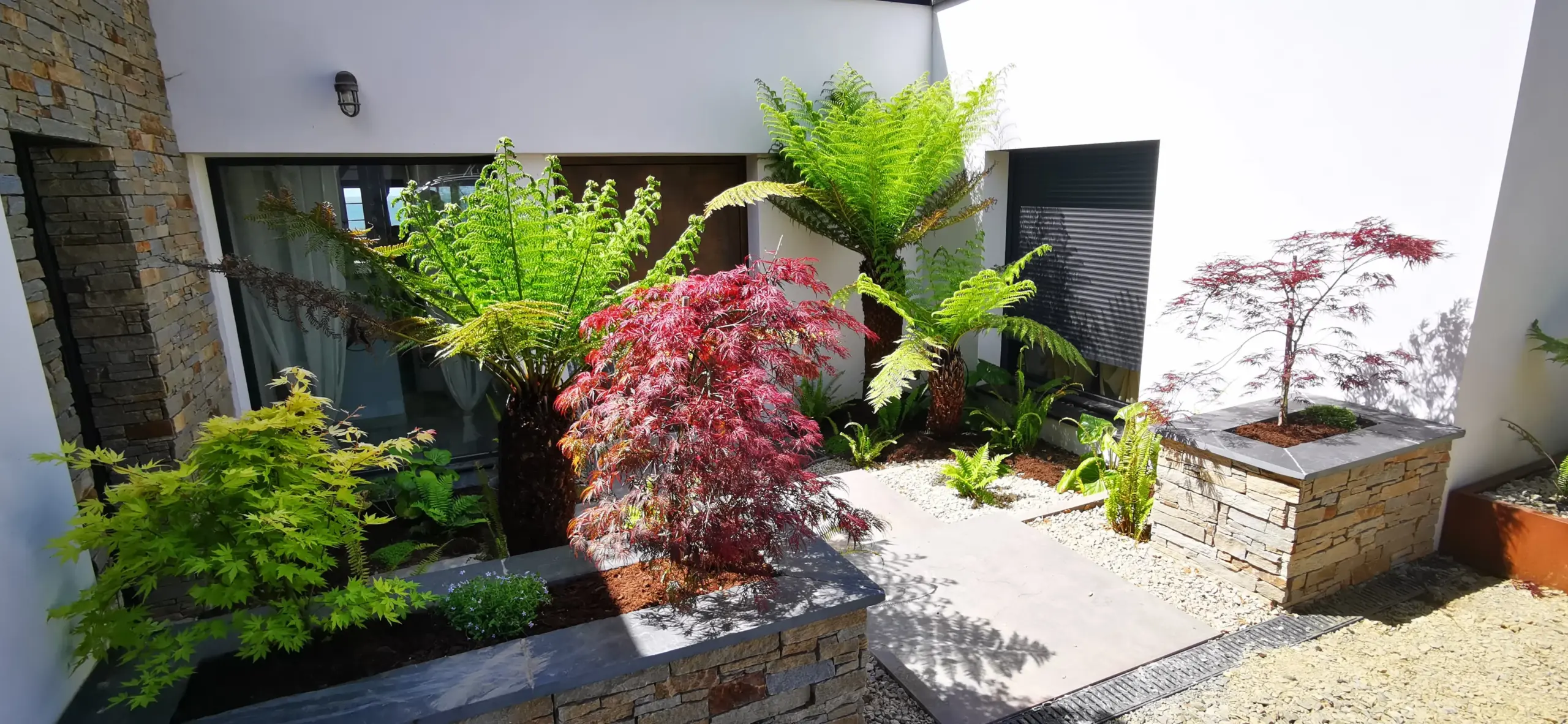 Création jardin contemporain Brest — Terre Lointaine