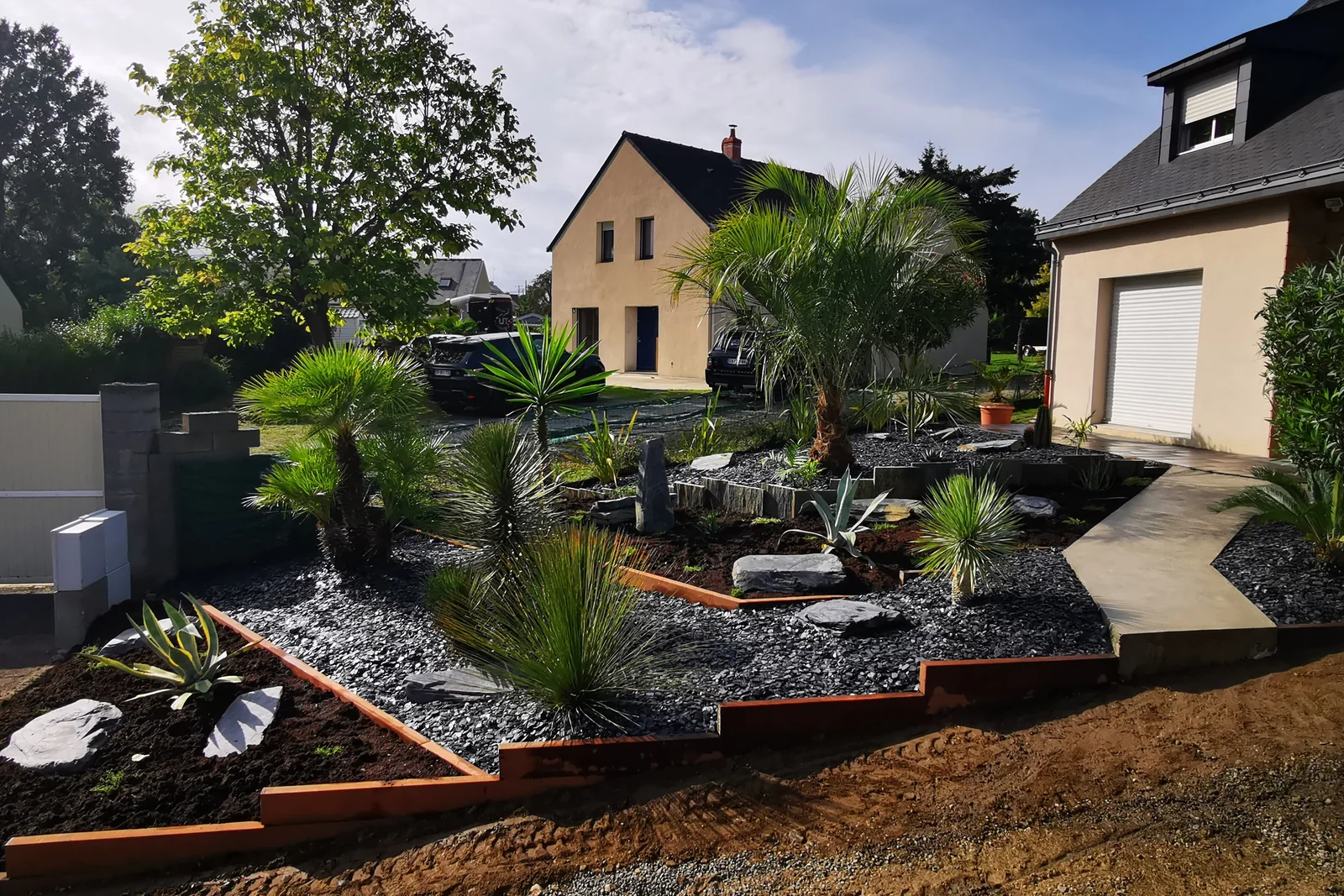 Jardin contemporain — Terre Lointaine Paysage
