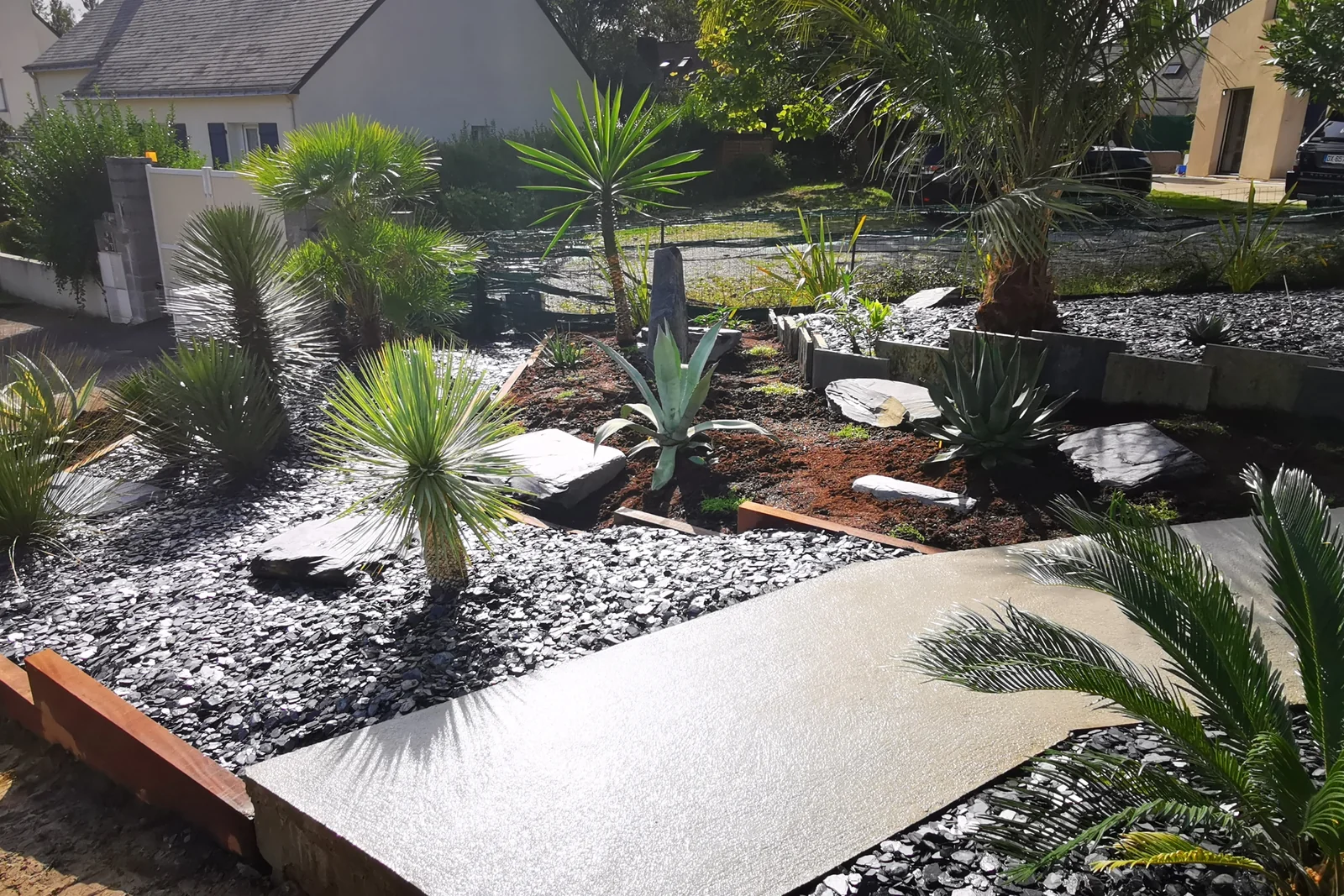 Jardin contemporain — Terre Lointaine Paysage