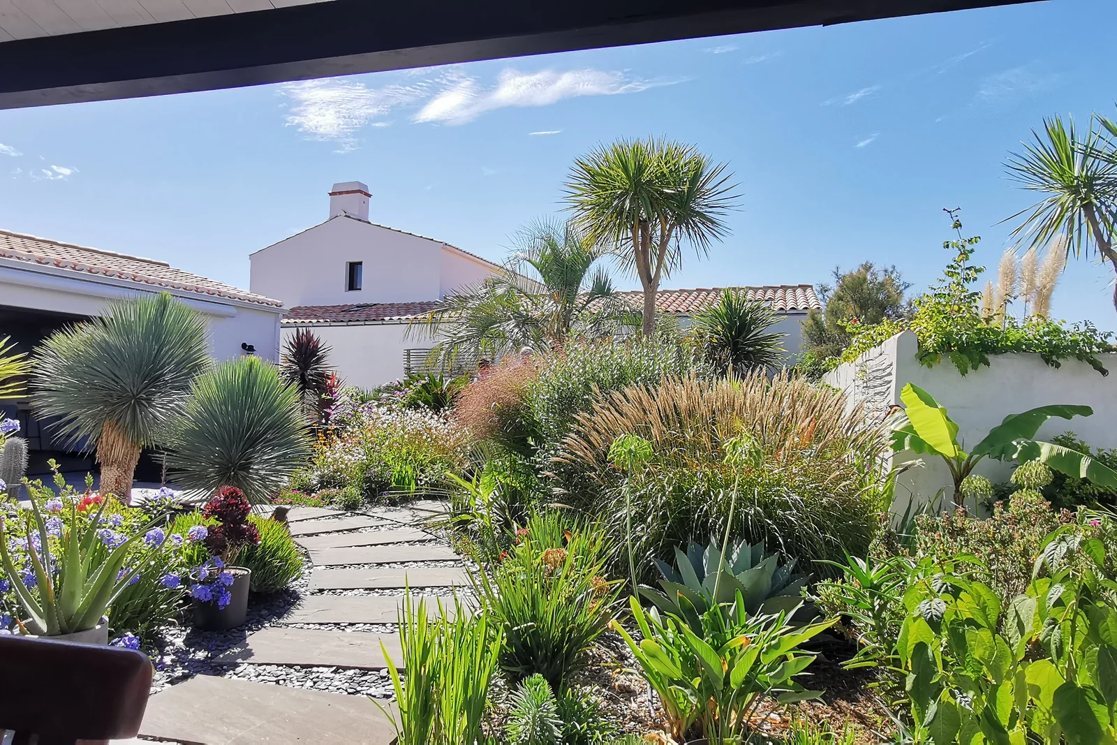 Jardin sec ambiance aride — Terre Lointaine Paysage